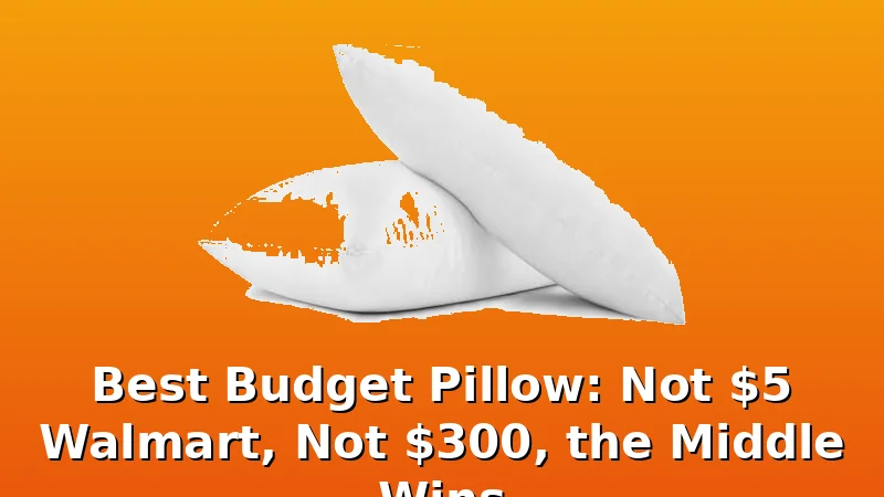 Best Budget Pillow: Not $5 Walmart, Not $300 — the Middle Wins - Doze Hive review with measurements and honest opinion