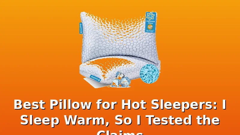 Best Pillow for Hot Sleepers: I Sleep Warm, So I Tested the Claims - Doze Hive review with measurements and honest opinion