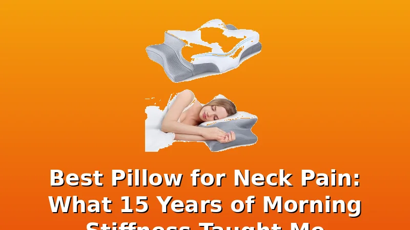 Best Pillow for Neck Pain: What 15 Years of Morning Stiffness Taught Me - Doze Hive review with measurements and honest opinion