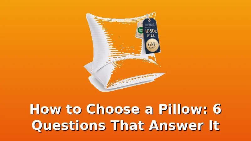 How to Choose a Pillow: 6 Questions That Answer It - Doze Hive review with measurements and honest opinion