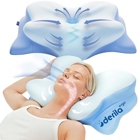 Derila Ergo Cervical Neck Pillow (B0F3NTQCYP)